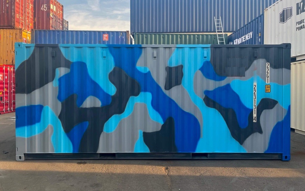 Conteneur maritime de 20’ Camouflage – Image 15
